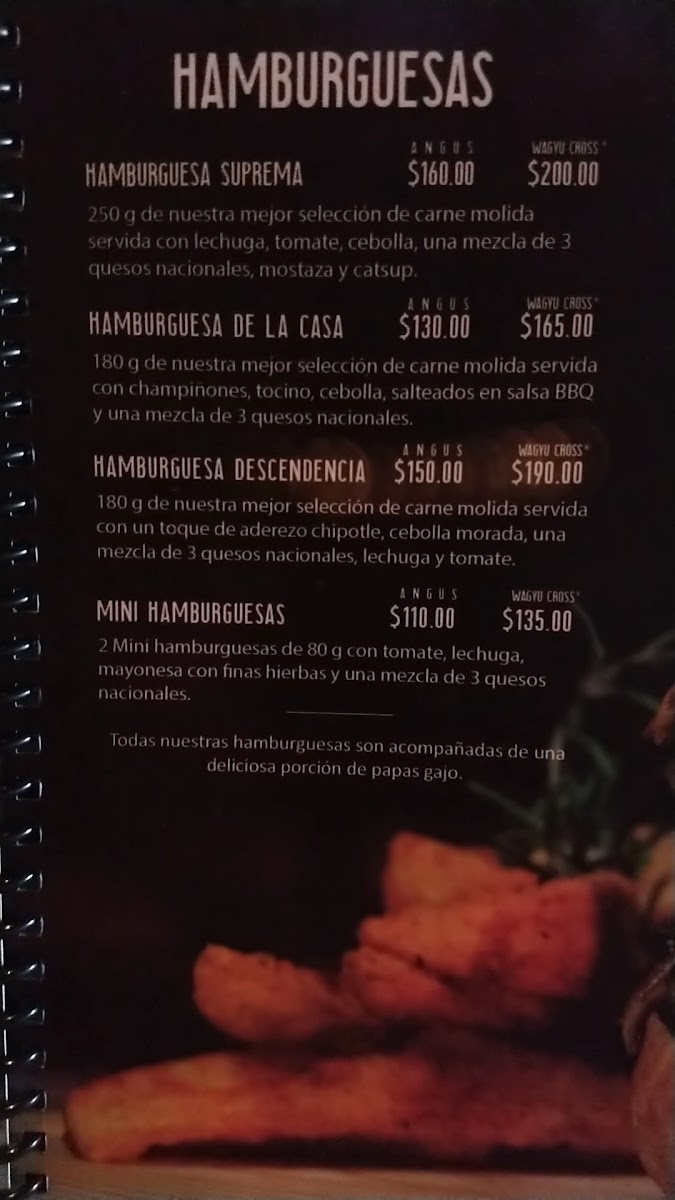 La Descendencia Restaurant Bar Menu - Image 1